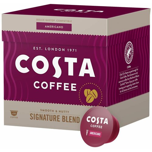 Costa Coffee kapsule kafe signature blend americano - 16 kapsula Slike
