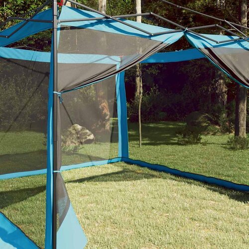  Unutarnji &amp;scaron;ator s krovom Plava 303 x 303 x 196 cm taft Slike
