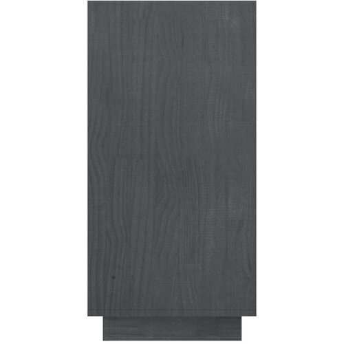  za knjige sivi 80x35x71 cm od masivne borovine Slike