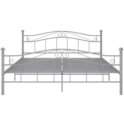  Za krevet sivi metalni 200 x 200 cm Slike