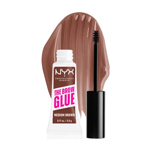 NYX Professional Makeup izdelek za oblikovanje obrvi - Brow Glue Instant Brow Styler - Medium Brown (TBG03) Cene