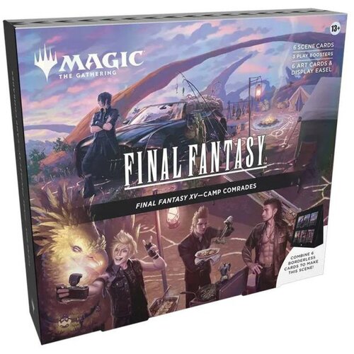 Wizards dru&scaron;tvena igra - magic the gathering - tcg final fantasy xv - camp comrades - scene box Cene