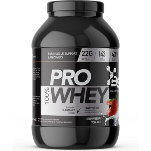 Basic Supplements 100% PRO WHEY 4.3KG - Strawberry Cene