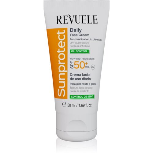 Revuele dnevna krema za obraz z zaščitnim faktorjem SPF 50+ - Sunprotect Daily Face Cream - Oil Control SPF 50+ Cene