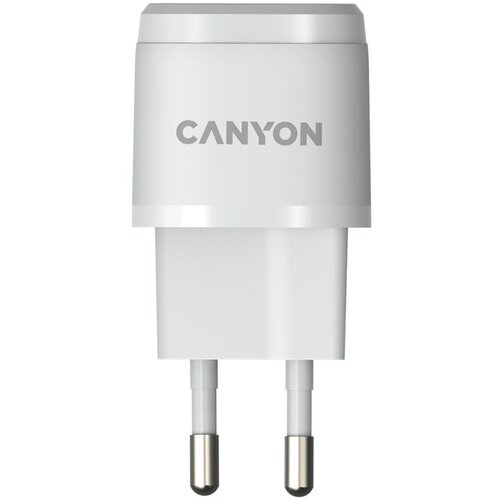 Canyon H-20-05, PD 20W Input: 100V-240V, Output: 1 port charge: USB-C:PD 20W (5V3A/9V2.22A/12V1.66A) , Eu plug, Over- Voltage , Slike