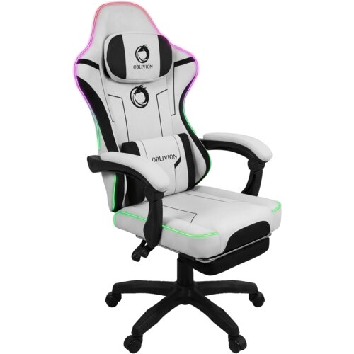 Oblivion gaming oprema Gejmerska stolica Oblivion PHANTOM light gray RGB Slike