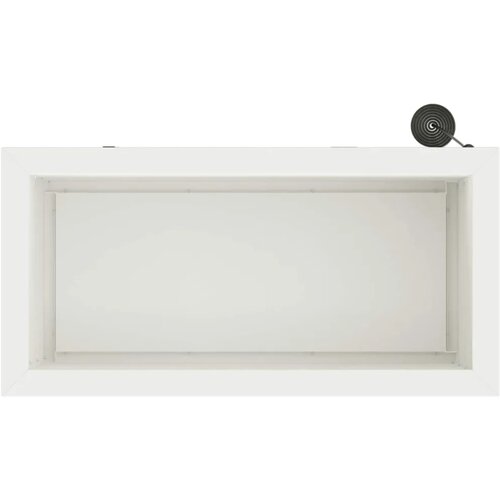  Vrtna posuda za sadnju s LED svjetlom 2 kom. Bijela - Bijela 30 x 60 x 30 cm 2 Slike