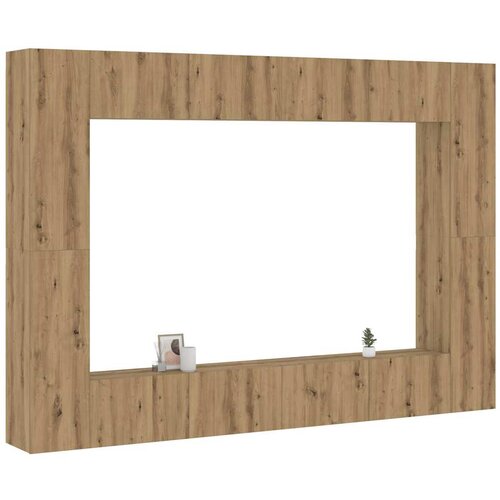 Furnova 8 kosov stenske TV omarice Artisan Oak Engineered Wood, (22012296) Cene