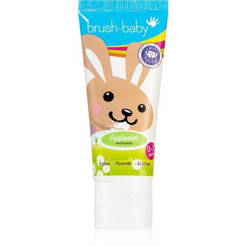 Brush Baby Applemint zobna pasta za otroke 0 &amp;ndash; 36 mesecev 50 ml Slike