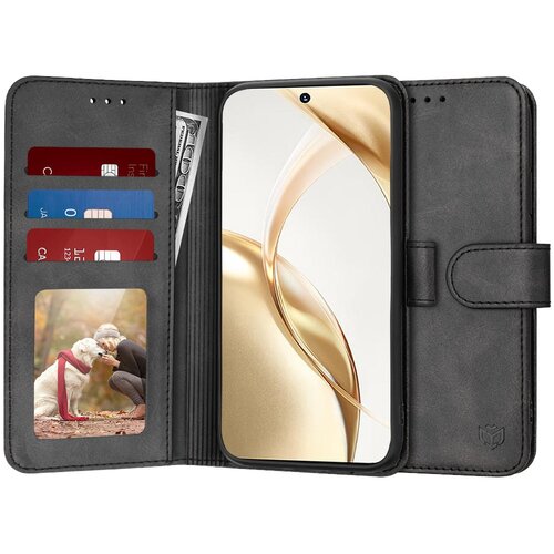 Techsuit Diary Book preklopna maska za Honor 200 - crna Cijene