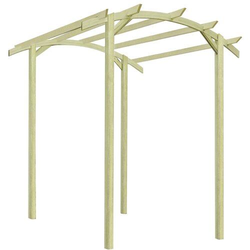 VidaXL Vrtna pergola od impregnirane borovine 180 x 197 x 210 cm Slike