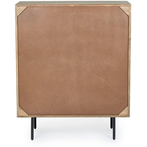 BIZZOTTO Omarica iz masivnega manga v naravni barvi 92x110x40 cm Darsey &amp;ndash; Slike