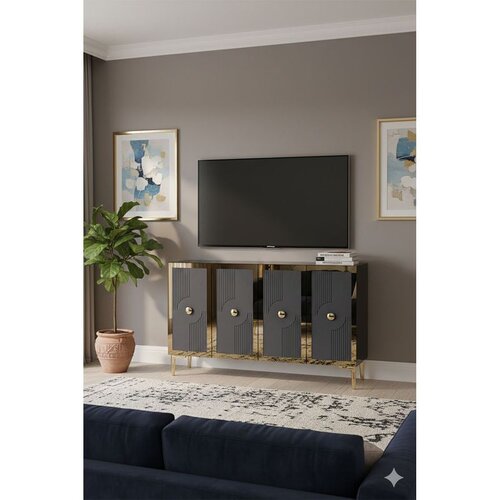 Hanah home Komoda s ladicama, 120x79x32cm, antracit Cijene