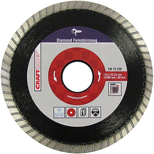 CRAFTOMAT Diamantna rezalna plo&amp;scaron;ča Craftomat (za kamenino, premer plo&amp;scaron;če: 115 mm, debelina: 1,4 mm) Slike