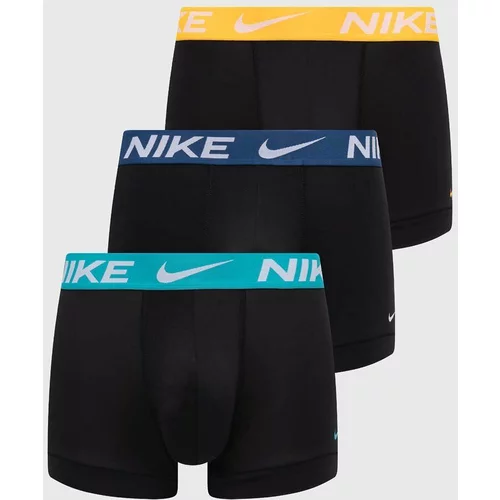 Nike Bokserice 3-pack za muškarce, boja: crna