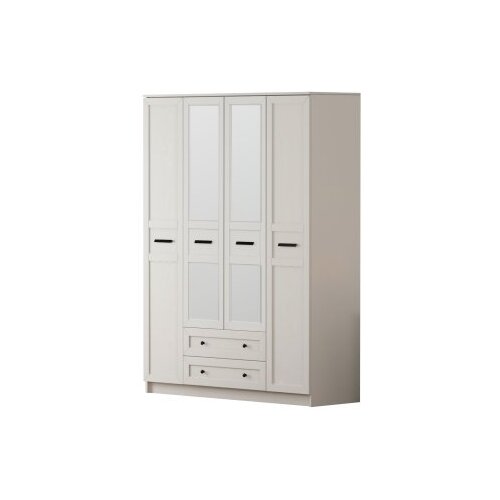 Hanah home Ormar Rb-168-01-011, 140x210x52 cm, Bijeli Slike