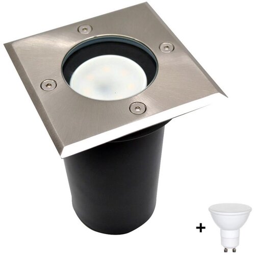  LED spoljna ugradna svetiljka 1xGU10/6W/230V IP44 mat hrom Cene