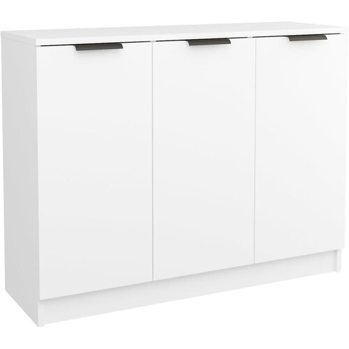 Maison Chic Komoda - Predalnik bela 90,5x30x70 cm konstruiran les, (21716089) Slike