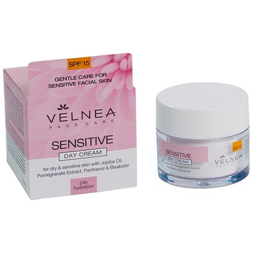 Velnea dnevna krema za osetljivu kožu lica spf 15 50ml Cene