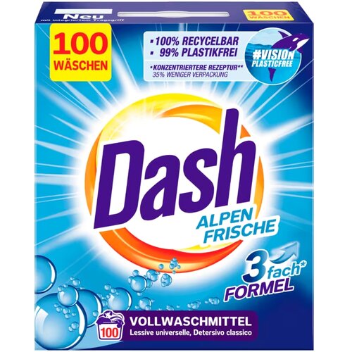 Dash Deterdžent za rublje alpen frische 100 pranja Slike