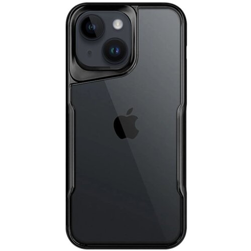  futrola transparent silikon sa okvirom za xiaomi redmi note 13 pro 4G crna Slike