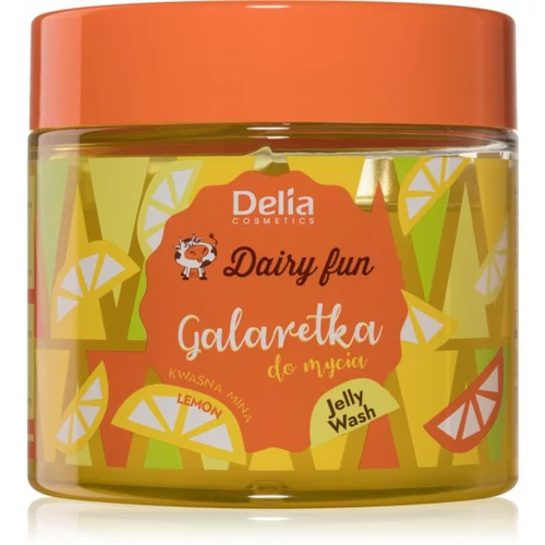 Delia Cosmetics Dairy Fun žele za prhanje Lemon 350 g