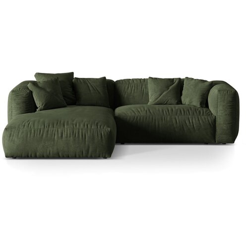 Micadoni Zelena kutna garnitura od bouclé tkanine (s lijevim kutom) Martina – Home Cijene