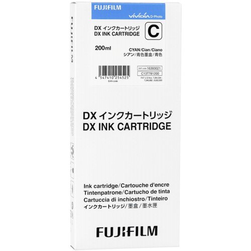 Fujifilm DX Ink Cartridge 200 ml cyan Slike