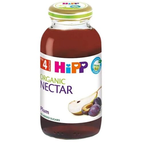 Hipp Voćni nektar Bio, &amp;Scaron;ljiva i kru&amp;scaron;ka, 200 ml Slike