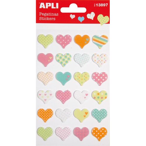 Apli Nalepke srca 1 set, (20393081) Cene