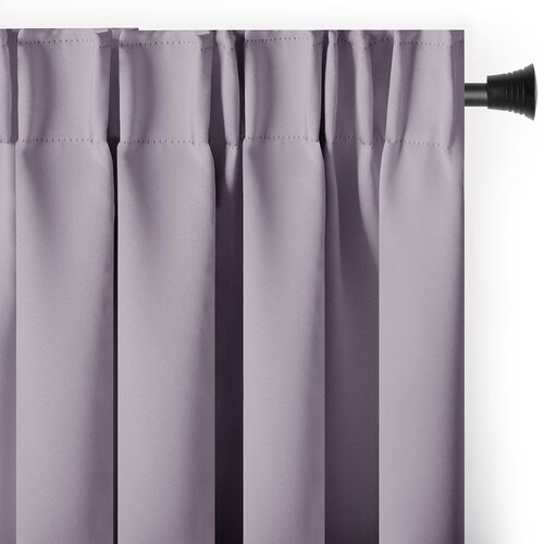 Restilo zasłona BLACKOUT kolor pudrowy róż szarfa upinająca styl klasyczny taśma materiał blackout 140x300 Cene
