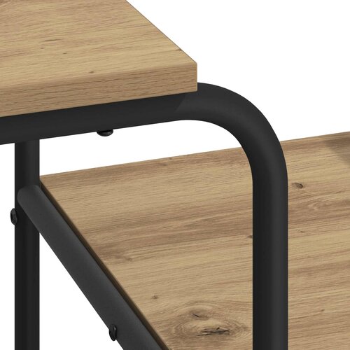  Stol s pohranom Hrast artisan 131.5 x 50 x 75.5 cm Slike