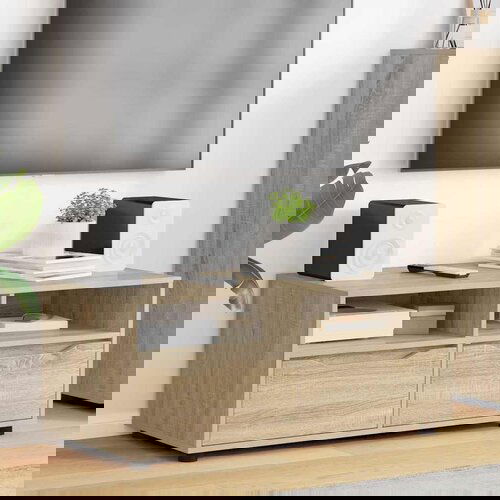 VidaXL TV ormar Sonoma hrast 100 x 48 x 43 cm Konstruirano drvo Slike