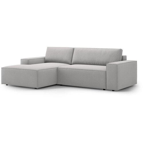Micadoni Svetlo siva raztegljiva kotna sedežna garnitura (levi kot) Jodie &amp;ndash; Home Slike