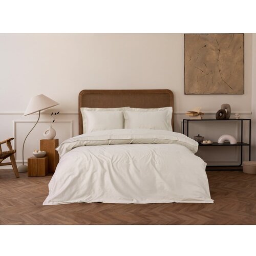 Mijolnir Bež posteljina za bračni krevet/za produženi krevet od pamučnog satena 240x220 cm Elegant &amp;ndash; Slike