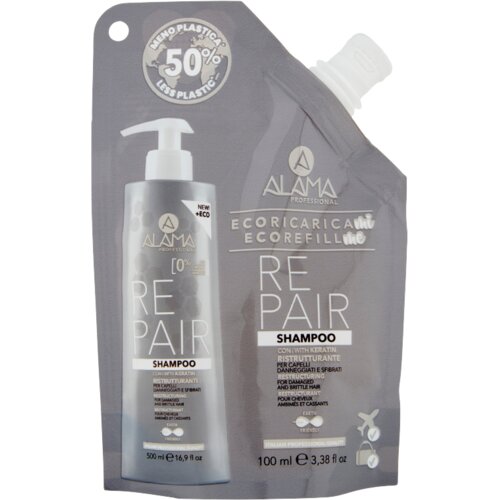 Alama professional Repair Shampoo obnavljajući &amp;scaron;ampon Eco Refill 100 ml Slike