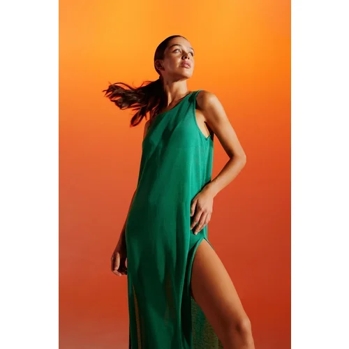 Defacto Fall In Love Mesh Look Beach Dress