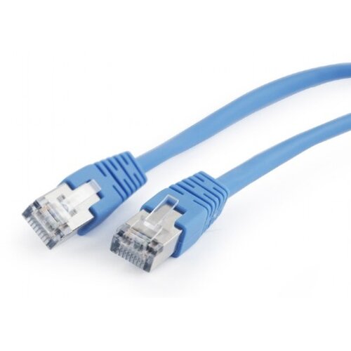 Gembird PP22-0.5M/B Mrezni kabl FTP Cat5e Patch cord, 0.5m blue Cene