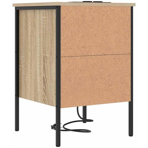  Noćni ormar 42 x 41 x 61 cm Konstruirano drvo Slike