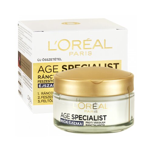 L´Oréal Paris Age Specialist 45+ nočna krema za obraz proti gubam 50 ml za ženske Cene