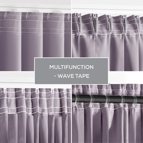 Restilo Zatamnjujuća/termo izolacijska zavjesa prljavo roza 140x245 cm Pleat &amp;ndash; Slike