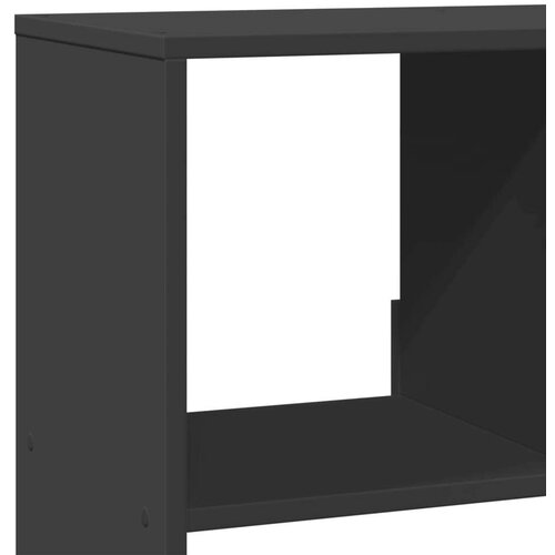 VidaXL Sobna pregrada crna 100x33x156,5 cm konstruirano drvo Slike