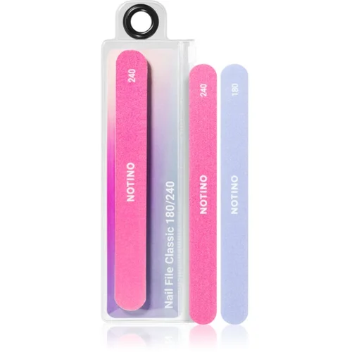 Notino Nail Tools Nail File Classic 180/240 klasična pilica za nohte z dvema grobostma Classic180/240 1 kos