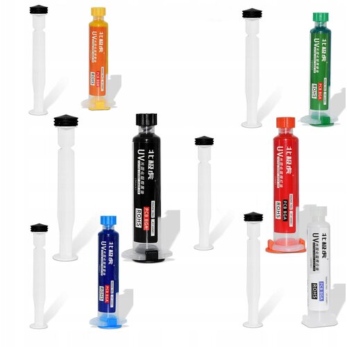 Rosfix SET SOLDERMASKA UV &ndash; 6 BARV, 10 ML Z DOZATORJEM | ZA&Scaron;ČITA IN IZOLACIJA PCB, HITRO STRJEVANJE, (5000036512) Cene