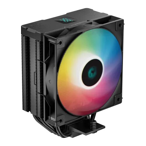 DeepCool AG400 DIGITAL ARGB 4xHeat Pipe Real-TimeCPU Screen 220W 120mm 2100rpm 76CFM BK Intel/AMD Slike