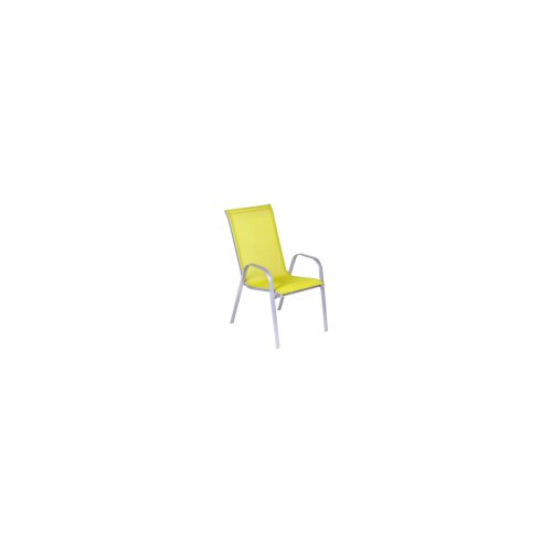 Outdorlife baštenska stolica COMO Metal i tekstil Žuta Slike