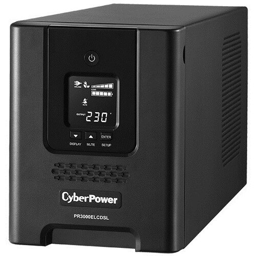 Cyberpower PR3000ELCDSL uninterruptible power supply (UPS) Line-Interactive 3 kVA 2700 W 9 AC outlet(s) Slike