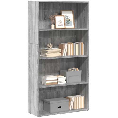  Regal za knjige boja hrasta 80x30x152 cm konstruirano drvo Slike