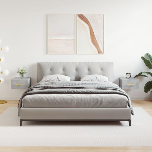 vidaXL Zidni noćni ormarići 2 kom Siva betona 35 x 35 x 20 cm Cijene