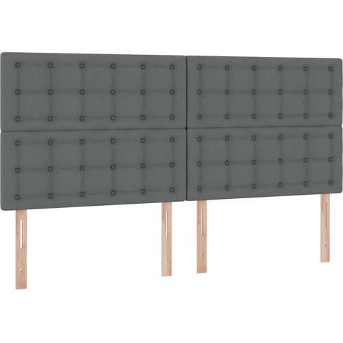  s madracem i skladi&amp;scaron;tem Tamno siva 200 x 200 cm tkanina Slike